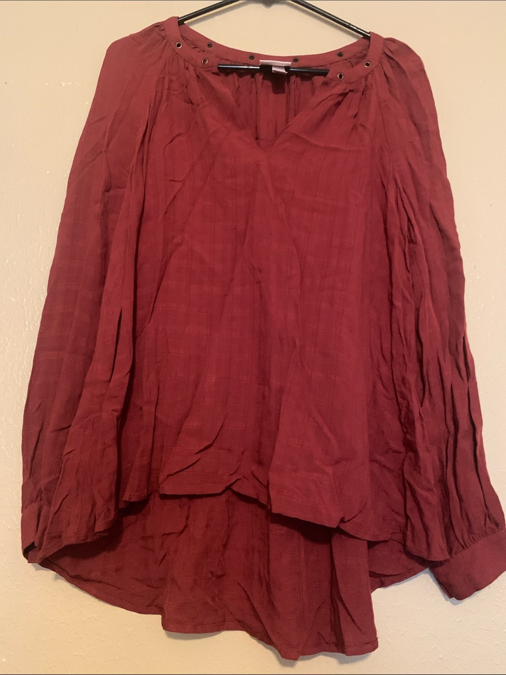 NWOT Knox Rose Tunic Flowy Shirt (S)